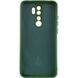 Чохол Silicone Cover Lakshmi Full Camera (A) для Xiaomi Redmi Note 8 Pro, Зелений / Dark Green