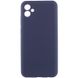 Чохол Silicone Cover Lakshmi Full Camera (AA) для Samsung Galaxy A06, Синий / Midnight Blue