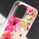 TPU+PC чехол Flowers для Apple iPhone 13 (6.1") Paint bloom