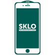 Защитное стекло SKLO 5D для Apple iPhone 7 plus / 8 plus (5.5") Белый