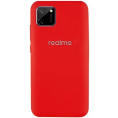 Чехол Silicone Cover Full Protective (AA) для Realme C11 Красный / Red