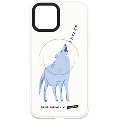 TPU+PC чехол Funny pictures with MagSafe для Apple iPhone 12 Pro Max (6.7") Wolf