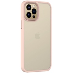 TPU+PC чохол Metal Buttons для Apple iPhone 14 Plus (6.7"), Розовый