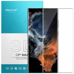 Защитное стекло Nillkin (CP+ max 3D) для Samsung Galaxy S23 Ultra Черный