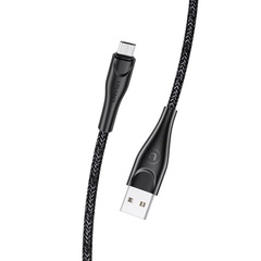 Дата кабель Usams US-SJ396 U41 Micro Braided Data and Charging Cable 2m Черный