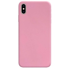 Силіконовий чохол Candy для Apple iPhone XS Max (6.5"), Розовый