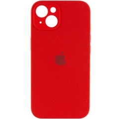 Чехол Silicone Case Full Camera Protective (AA) для Apple iPhone 13 (6.1") Красный / Red