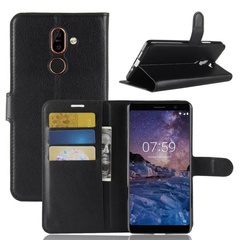 Чехол (книжка) Wallet с визитницей для Nokia 7 plus