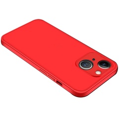 Пластиковая накладка GKK LikGus 360 градусов (opp) для Apple iPhone 13 (6.1") Красный