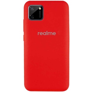 Чехол Silicone Cover Full Protective (AA) для Realme C11 Красный / Red