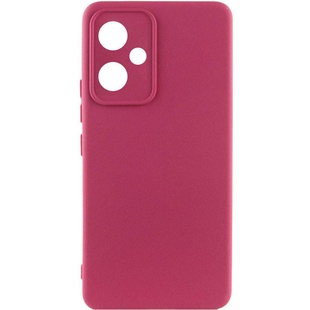 Чехол Silicone Cover Lakshmi Full Camera (A) для Xiaomi Redmi 12 Бордовый / Marsala