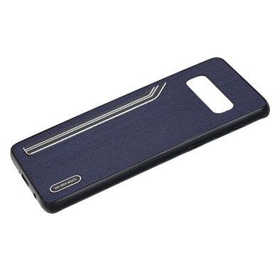 TPU чохол SHENGO Textile series для Samsung Galaxy S10, Синий