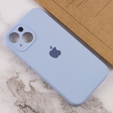 Чохол Silicone Case Full Camera Protective (AA) для Apple iPhone 15 Plus (6.7"), Голубой / Lilac Blue
