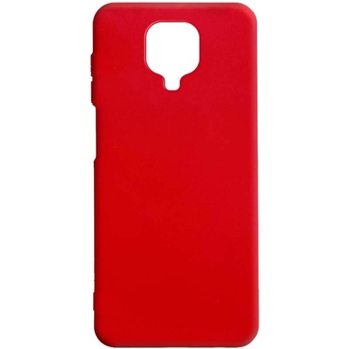 Силиконовый чехол Candy для Xiaomi Redmi Note 9s / Note 9 Pro / Note 9 Pro Max Красный