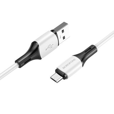 Дата кабель Borofone BX79 USB to MicroUSB (1m), Белый