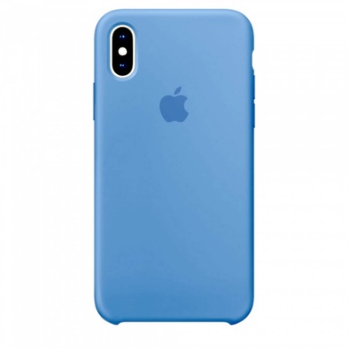 Чохол Silicone Case (AA) для Apple iPhone XS Max (6.5 "), Голубой / Sky Blue