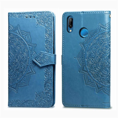 Кожаный чехол (книжка) Art Case с визитницей для Huawei P Smart+ (nova 3i) Синий