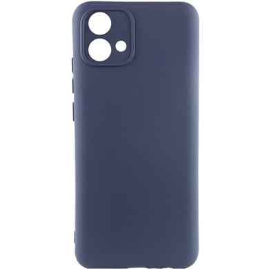 Чехол Silicone Cover Lakshmi Full Camera (AA) для Motorola Moto G84 Синий / Midnight Blue