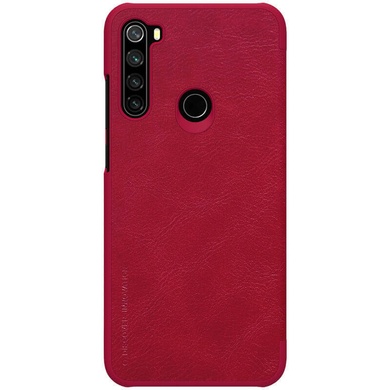 Кожаный чехол (книжка) Nillkin Qin Series для Xiaomi Redmi Note 8T Красный