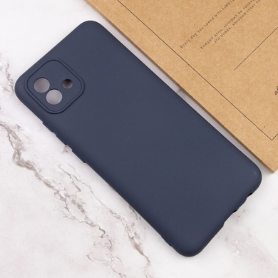 Чехол Silicone Cover Lakshmi Full Camera (AA) для Motorola Moto G84 Синий / Midnight Blue