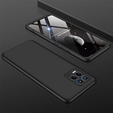Пластикова накладка GKK LikGus 360 градусів (opp) для Realme 8 / 8 Pro, Чорний