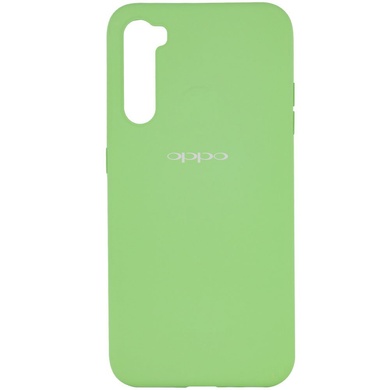 Чехол Silicone Cover Full Protective (A) для OPPO Realme 6, Зеленый / Pistachio