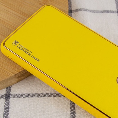 Кожаный чехол Xshield для Samsung Galaxy M53 5G Желтый / Yellow