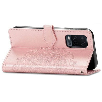 Шкіряний чохол (книжка) Art Case з візитницею для Oppo A54 4G, Розовый