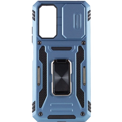 Ударопрочный чехол Camshield Army Ring для Xiaomi Redmi 10 Голубой / Light Blue