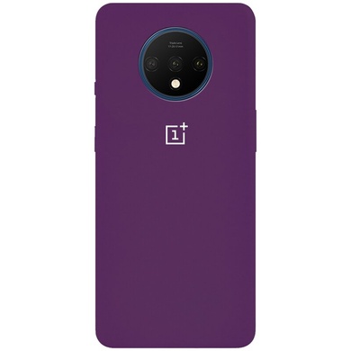 Чехол Silicone Cover Full Protective (AA) для OnePlus 7T, Фиолетовый / Grape