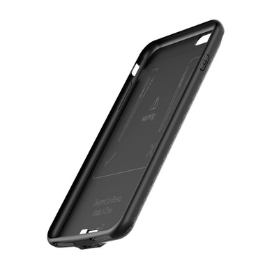 Чехол-аккумулятор Baseus Plaid для Apple iPhone 8 (4.7") (2500mAh), Черный / Black