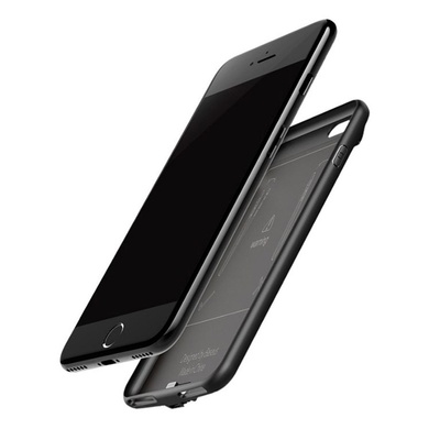 Чехол-аккумулятор Baseus Plaid для Apple iPhone 8 (4.7") (2500mAh), Чорний / Black