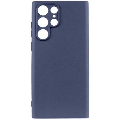 Чехол Silicone Cover Lakshmi Full Camera (A) для Samsung Galaxy S22 Ultra Синий / Midnight Blue