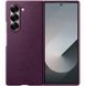 Кожаный чехол Leather Case (AAA) для Samsung Galaxy Z Fold5 Purple