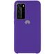 Чехол Silicone Cover (AAA) для Huawei P40 Pro Сиреневый / Elegant Purple