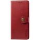 Кожаный чехол книжка GETMAN Gallant (PU) для Samsung Galaxy A21s Красный