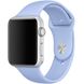 Силіконовий ремінець для Apple watch 42mm/44mm/45mm/49mm, Голубой / Lilac Blue