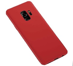 Силиконовый чехол Candy для Samsung Galaxy A6 Plus (2018) Красный