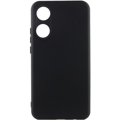 Чохол Silicone Cover Lakshmi Full Camera (AAA) для Oppo A58 4G, Чорний / Black