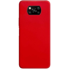 Силиконовый чехол Candy для Xiaomi Poco X3 NFC / Poco X3 Pro Красный