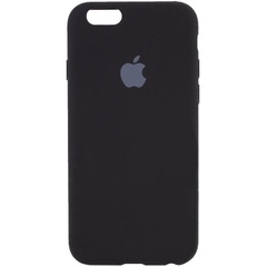 Чохол Silicone Case Full Protective (AA) для Apple iPhone 6/6s (4.7 "), Чорний / Black