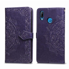 Кожаный чехол (книжка) Art Case с визитницей для Huawei P Smart+ (nova 3i) Фиолетовый