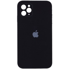 Чехол Silicone Case Square Full Camera Protective (AA) для Apple iPhone 11 Pro (5.8") Черный / Black