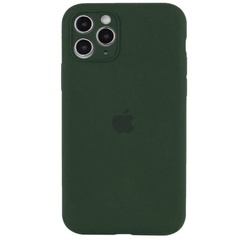 Чохол Silicone Case Full Camera Protective (AA) для Apple iPhone 12 Pro Max (6.7"), Зеленый / Cyprus Green
