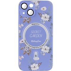 TPU+PC чехол Secret Garden with MagSafe для Apple iPhone 13 (6.1") Lilac