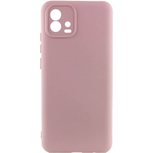 Чехол Silicone Cover Lakshmi Full Camera (A) для Motorola Moto G72 Розовый / Pink Sand