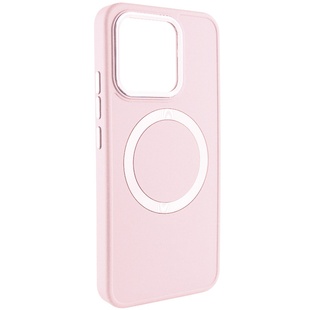 TPU чехол Bonbon Metal Style with MagSafe для Xiaomi 14 Розовый / Light Pink