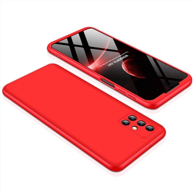 Пластиковая накладка GKK LikGus 360 градусов (opp) для Samsung Galaxy M51 Красный
