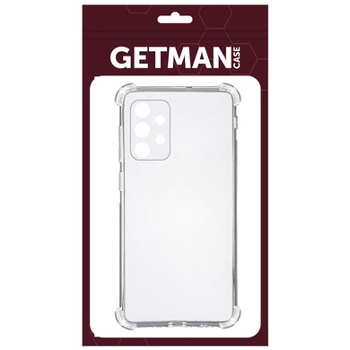 TPU чохол GETMAN Ease logo посилені кути для Samsung Galaxy A33 5G, Безбарвний (прозорий)