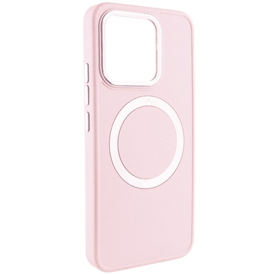 TPU чохол Bonbon Metal Style with MagSafe для Xiaomi 14, Рожевий / Light pink